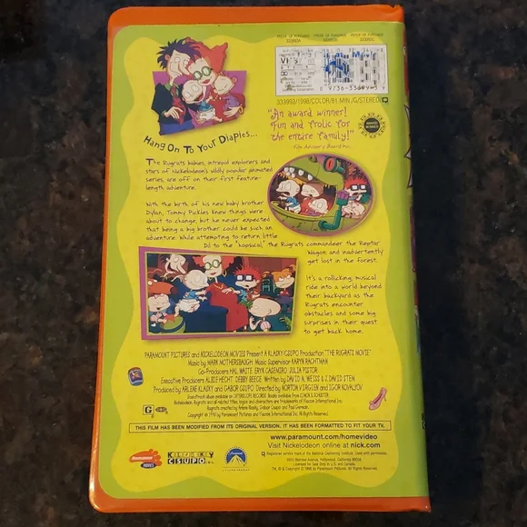 Nickelodeon Rug Rats vhs - Picture 2 of 3